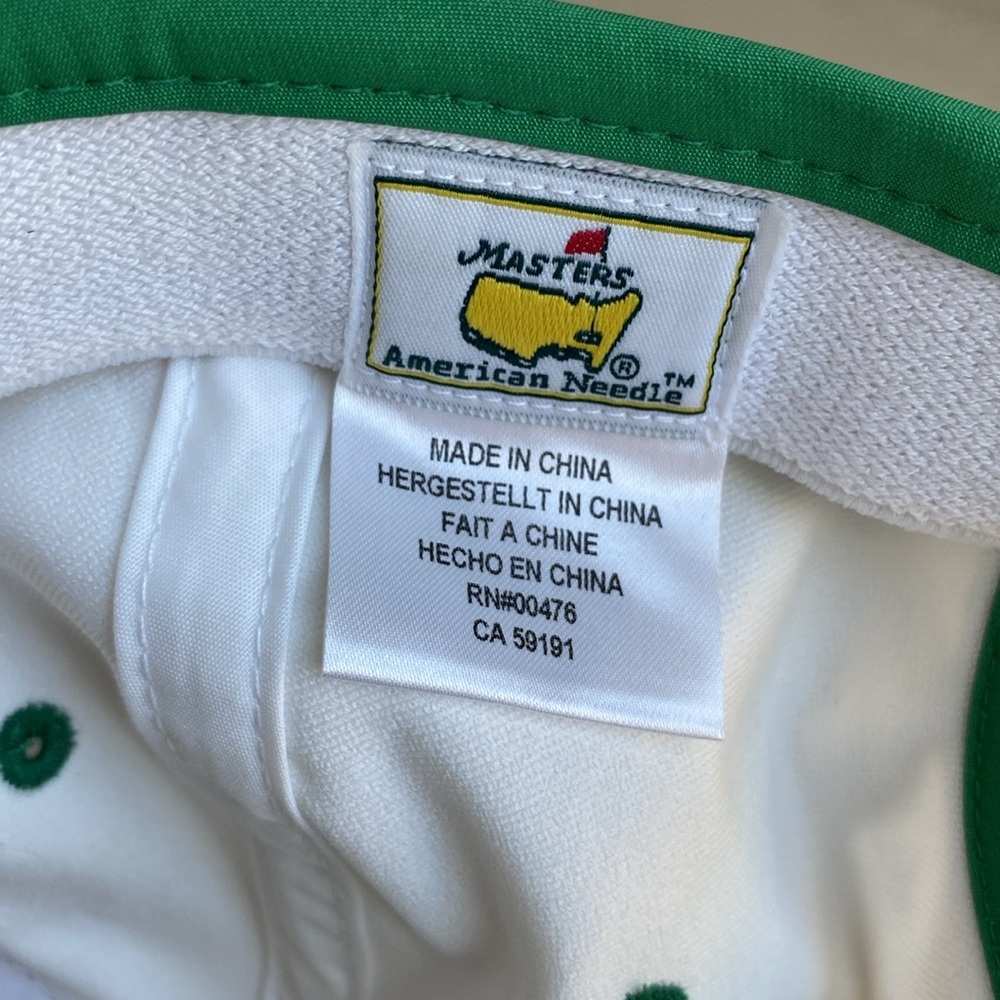 Masters (White/Green) Performance Structured Golf… - image 3